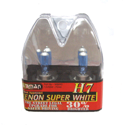 FULL HEADLIGHT CRYSTAL BLUE BULB SET -  Smart Roadster