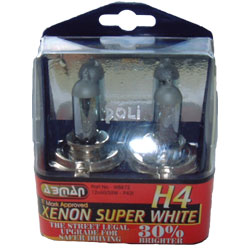 Xenon Crystal blue/Superwhite Bulbs