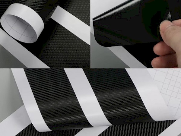 Smart Fortwo Forfour Black Carbon Fibre Effect Sill Protectors - Fortwo Forfour 2015 - 2023