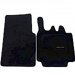 Smart Car Black Velour Carpet Floor Mats RHD - Fortwo Up To 07
