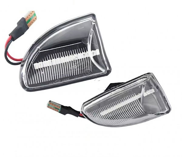 Smart Fortwo Clear or Black Smoke LED Indicators Side Flashers Repeaters - Pair Front Wing - Fortwo 07 - 2014