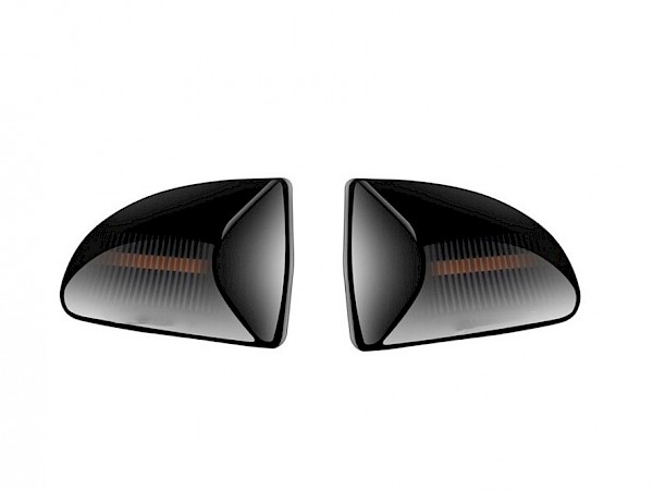 Smart Fortwo Clear or Black Smoke LED Indicators Side Flashers Repeaters - Pair Front Wing - Fortwo 07 - 2014