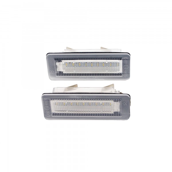 Smart Car LED Rear Number Plate Lights Pair - Fortwo Up To 07