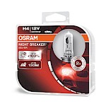 Smart Car Night Breaker Silver Halogen Headlight Bulbs H4 - Fortwo Forfour 2015 On