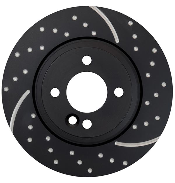 Smart Car Upgraded EBC Drilled Grooved Front Brake Discs And Pads Set - Fortwo Inc Brabus Up To 07