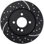 Smart Car Upgraded EBC Drilled Grooved Front Brake Discs - Fortwo Inc Brabus Up To 07