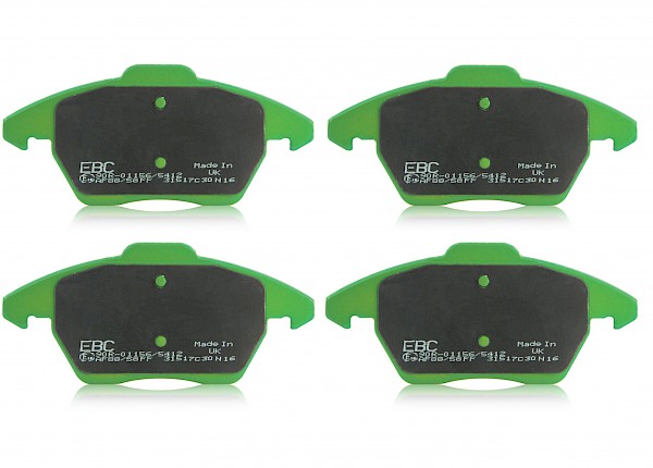 Smart Car Upgraded EBC Greenstuff Front Brake Pads - Fortwo Inc Brabus Up To 07