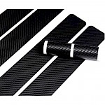 Smart Fortwo Carbon Fibre Effect Sill Stickers Protectors - Fortwo 2007 - 2014