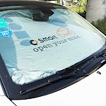 Smart Car Windscreen Sunshade Tarp - Fortwo up to 07