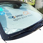 Smart Fortwo Windscreen Sunshade Tarp - Fortwo 07 to 2014