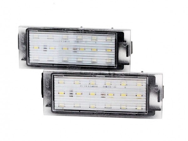 Smart Fortwo LED Rear Number Plate Lights Pair - Fortwo 2015 on