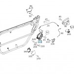 Smart Fortwo 451 Door Lock Mechanism - Fortwo 2007 - 2014