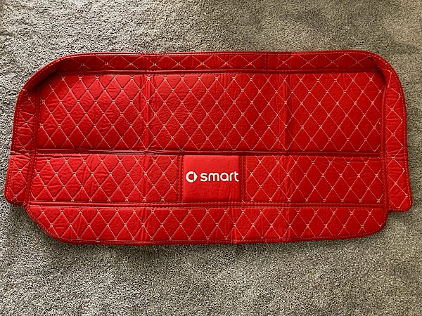 Smart Car Boot Mat Protector Black or Red - Fortwo 07 - 2014