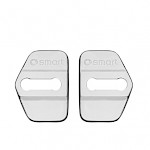 Smart Fortwo Stainless Steel or Black Chrome Effect Door Latch Cover - Fortwo up to 07