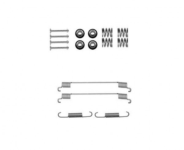 Smart Car Rear Brake Shoes Spring Set Fitting Kit  - Fortwo Up To 07