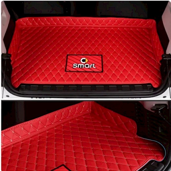 Smart 453 Boot Mat Protector Black or Red - Fortwo Forfour 2015 - 2022