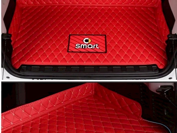 Smart 453 Boot Mat Protector Black or Red - Fortwo Forfour 2015 - 2022