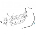 Smart Roadster Door Seal LH